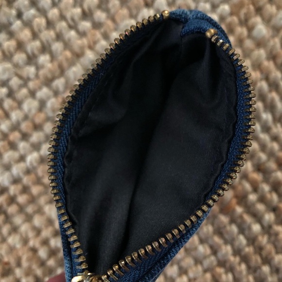 Handmade Levi’s bleached denim coin purse - Picture 3 of 3